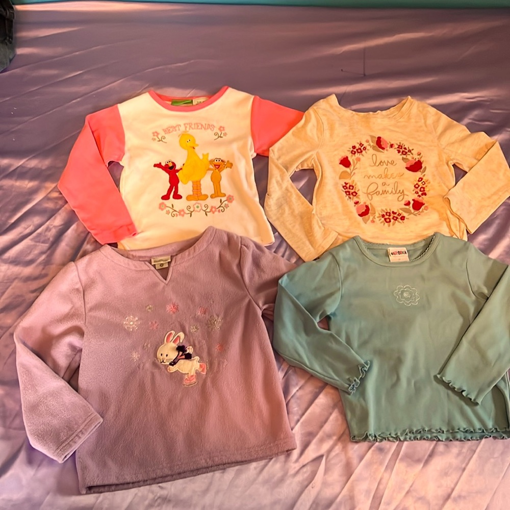Long sleeve shirts, 4T, great condition.